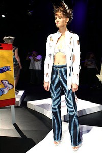 Katya Leonovich, Spring/Summer 2012. New York Fashion Week Spring/Summer 2012. [Photo by Dario Cantatore/Getty Images for Mercedes-Benz Fashion Week]