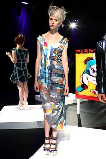 Katya Leonovich, Spring/Summer 2012. New York Fashion Week Spring/Summer 2012. [Photo by Dario Cantatore/Getty Images for Mercedes-Benz Fashion Week]