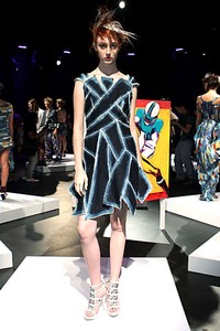 Katya Leonovich, Spring/Summer 2012. New York Fashion Week Spring/Summer 2012. [Photo by Dario Cantatore/Getty Images for Mercedes-Benz Fashion Week]