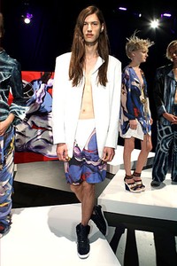 Katya Leonovich, Spring/Summer 2012. New York Fashion Week Spring/Summer 2012. [Photo by Dario Cantatore/Getty Images for Mercedes-Benz Fashion Week]