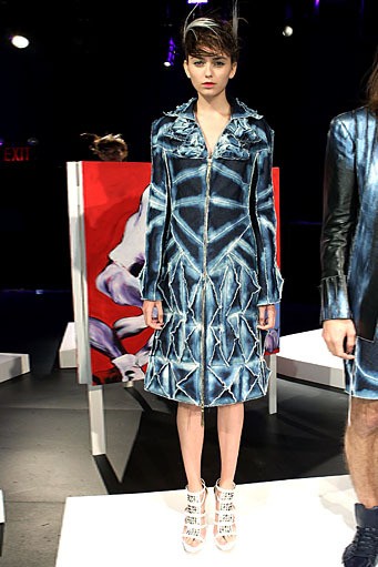 Katya Leonovich, Spring/Summer 2012. New York Fashion Week Spring/Summer 2012. [Photo by Dario Cantatore/Getty Images for Mercedes-Benz Fashion Week]