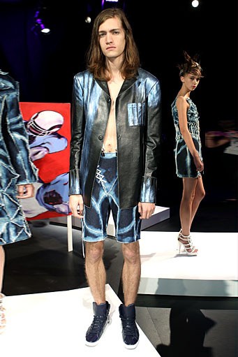 Katya Leonovich, Spring/Summer 2012. New York Fashion Week Spring/Summer 2012. [Photo by Dario Cantatore/Getty Images for Mercedes-Benz Fashion Week]