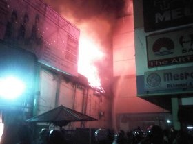 Belasan Ruko di Samarinda Hangus Terbakar