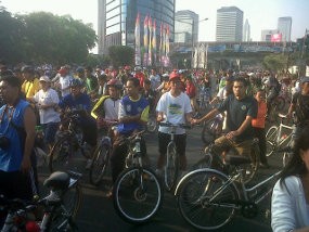 Car Free Day, Jalan Sudirman-Thamrin Bak Lautan Manusia
