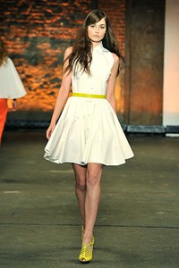 Christian Siriano, Spring/Summer 2012. New York Fashion Week Spring/Summer 2012. [Photo by Slaven Vlasic/Getty Images for Payless]