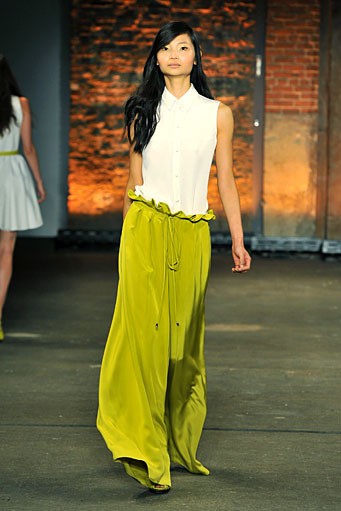 Christian Siriano, Spring/Summer 2012. New York Fashion Week Spring/Summer 2012. [Photo by Slaven Vlasic/Getty Images for Payless]