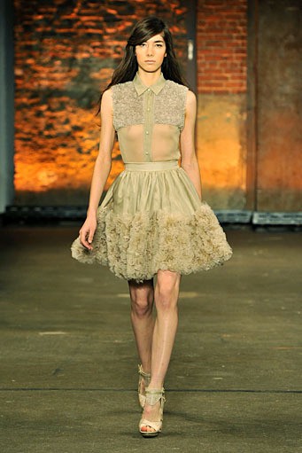 Christian Siriano, Spring/Summer 2012. New York Fashion Week Spring/Summer 2012. [Photo by Slaven Vlasic/Getty Images for Payless]