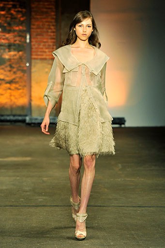 Christian Siriano, Spring/Summer 2012. New York Fashion Week Spring/Summer 2012. [Photo by Slaven Vlasic/Getty Images for Payless]