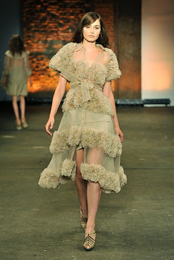 Christian Siriano, Spring/Summer 2012. New York Fashion Week Spring/Summer 2012. [Photo by Slaven Vlasic/Getty Images for Payless]