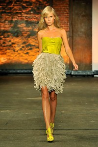 Christian Siriano, Spring/Summer 2012. New York Fashion Week Spring/Summer 2012. [Photo by Slaven Vlasic/Getty Images for Payless]