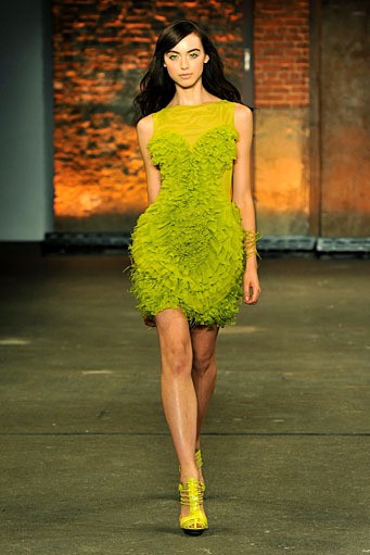 Christian Siriano, Spring/Summer 2012. New York Fashion Week Spring/Summer 2012. [Photo by Slaven Vlasic/Getty Images for Payless]