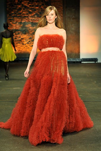 Christian Siriano, Spring/Summer 2012. New York Fashion Week Spring/Summer 2012. [Photo by Slaven Vlasic/Getty Images for Payless]