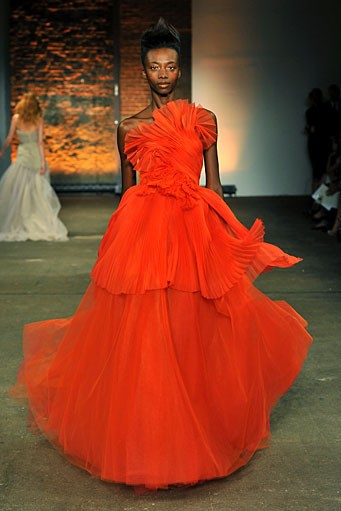 Christian Siriano, Spring/Summer 2012. New York Fashion Week Spring/Summer 2012. [Photo by Slaven Vlasic/Getty Images for Payless]