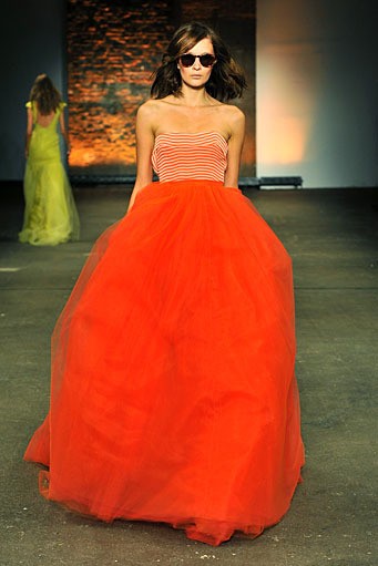 Christian Siriano, Spring/Summer 2012. New York Fashion Week Spring/Summer 2012. [Photo by Slaven Vlasic/Getty Images for Payless]