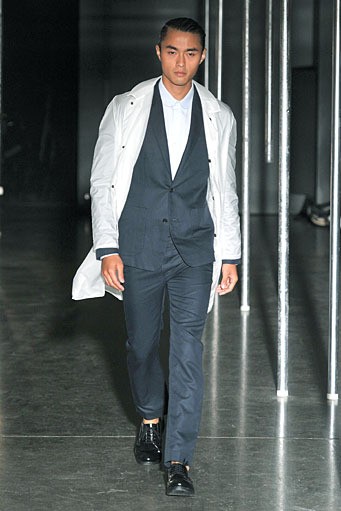 Patrick Ervell, Spring/Summer 2012. New York Fashion Week Spring/Summer 2012. [Photo by Mike Coppola/Getty Images]