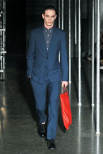 Patrick Ervell, Spring/Summer 2012. New York Fashion Week Spring/Summer 2012. [Photo by Mike Coppola/Getty Images]