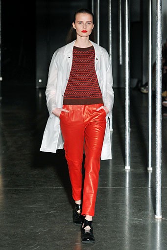 Patrick Ervell, Spring/Summer 2012. New York Fashion Week Spring/Summer 2012. [Photo by Mike Coppola/Getty Images]