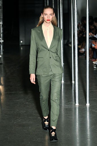 Patrick Ervell, Spring/Summer 2012. New York Fashion Week Spring/Summer 2012. [Photo by Mike Coppola/Getty Images]