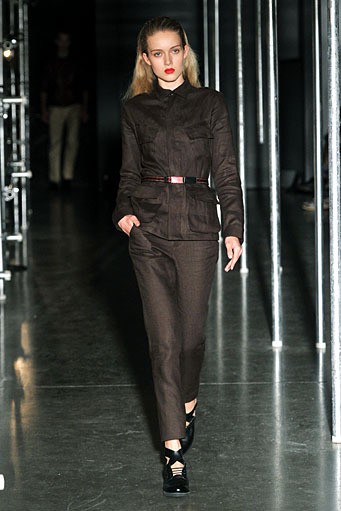 Patrick Ervell, Spring/Summer 2012. New York Fashion Week Spring/Summer 2012. [Photo by Mike Coppola/Getty Images]