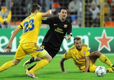 Barca Pesta Gol di City Stadium