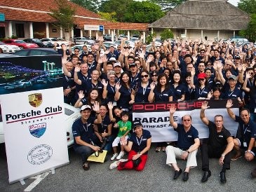 Klub Porsche Senang-senang di Malaysia dan Singapura