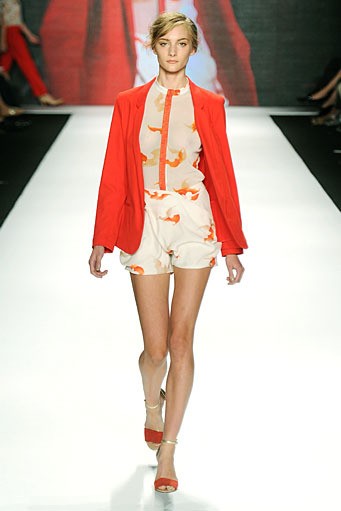 Vivienne Tam, Spring/Summer 2012. New York Fashion Week Spring/Summer 2012. [Photo by Frazer Harrison/Getty Images for Mercedes-Benz Fashion Week]