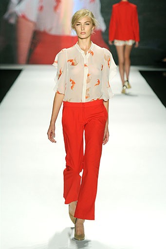 Vivienne Tam, Spring/Summer 2012. New York Fashion Week Spring/Summer 2012. [Photo by Frazer Harrison/Getty Images for Mercedes-Benz Fashion Week]