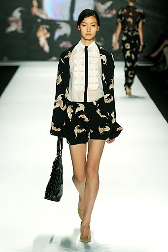 Vivienne Tam, Spring/Summer 2012. New York Fashion Week Spring/Summer 2012. [Photo by Frazer Harrison/Getty Images for Mercedes-Benz Fashion Week]