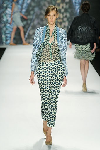 Vivienne Tam, Spring/Summer 2012. New York Fashion Week Spring/Summer 2012. [Photo by Frazer Harrison/Getty Images for Mercedes-Benz Fashion Week]