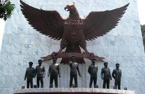Upacara Hari Kesaktian Pancasila Berlangsung Singkat