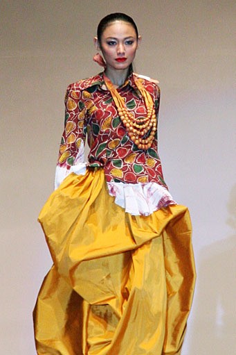 Carmanita Indonesia: Global Home of Batik. World Batik Summit 2011 at Jakarta Convention Center. Jakarta. [Foto: Mohammad Abduh/Wolipop]