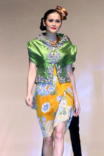 Sebastian Gunawan World Batik Summit 2011 Indonesia: Global Home of Batik  at Jakarta Convention Center. Senayan. Jakarta. [Foto: Mohammad Abduh/Wolipop]