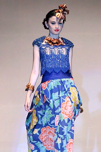 Sebastian Gunawan World Batik Summit 2011 Indonesia: Global Home of Batik  at Jakarta Convention Center. Senayan. Jakarta. [Foto: Mohammad Abduh/Wolipop]