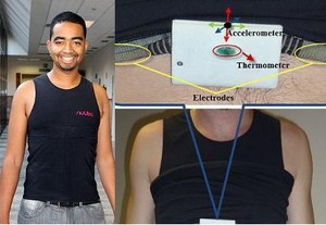 Kaos Cerdas yang Bisa Memonitor Denyut Jantung dan Suhu Tubuh