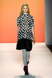 Nicole Miller, Spring/Summer 2012. New York Fashion Week Spring/Summer 2012. [Photo by Neilson Barnard/Getty Images for Mercedes-Benz Fashion Week]