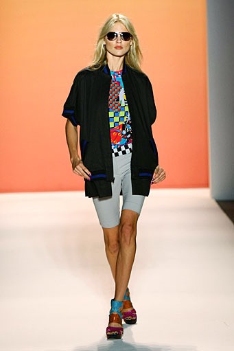 Nicole Miller, Spring/Summer 2012. New York Fashion Week Spring/Summer 2012. [Photo by Neilson Barnard/Getty Images for Mercedes-Benz Fashion Week]