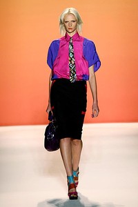 Nicole Miller, Spring/Summer 2012. New York Fashion Week Spring/Summer 2012. [Photo by Neilson Barnard/Getty Images for Mercedes-Benz Fashion Week]