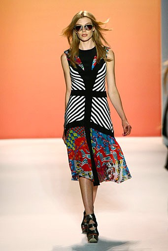 Nicole Miller, Spring/Summer 2012. New York Fashion Week Spring/Summer 2012. [Photo by Neilson Barnard/Getty Images for Mercedes-Benz Fashion Week]