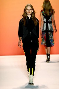 Nicole Miller, Spring/Summer 2012. New York Fashion Week Spring/Summer 2012. [Photo by Neilson Barnard/Getty Images for Mercedes-Benz Fashion Week]