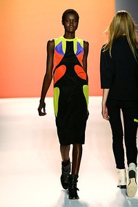 Nicole Miller, Spring/Summer 2012. New York Fashion Week Spring/Summer 2012. [Photo by Neilson Barnard/Getty Images for Mercedes-Benz Fashion Week]