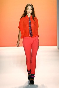 Nicole Miller, Spring/Summer 2012. New York Fashion Week Spring/Summer 2012. [Photo by Neilson Barnard/Getty Images for Mercedes-Benz Fashion Week]