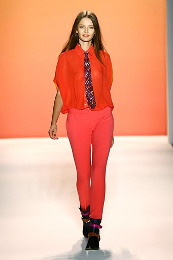 Nicole Miller, Spring/Summer 2012. New York Fashion Week Spring/Summer 2012. [Photo by Neilson Barnard/Getty Images for Mercedes-Benz Fashion Week]