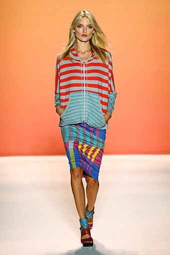 Nicole Miller, Spring/Summer 2012. New York Fashion Week Spring/Summer 2012. [Photo by Neilson Barnard/Getty Images for Mercedes-Benz Fashion Week]