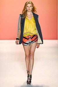 Nicole Miller, Spring/Summer 2012. New York Fashion Week Spring/Summer 2012. [Photo by Neilson Barnard/Getty Images for Mercedes-Benz Fashion Week]