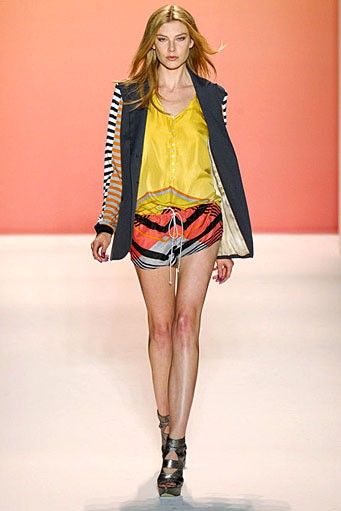 Nicole Miller, Spring/Summer 2012. New York Fashion Week Spring/Summer 2012. [Photo by Neilson Barnard/Getty Images for Mercedes-Benz Fashion Week]