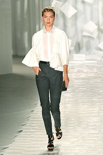 Jason Wu, Spring/Summer 2012. New York Fashion Week Spring/Summer 2012. [Photo by Mike Coppola/Getty Images]
