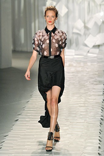 Jason Wu, Spring/Summer 2012. New York Fashion Week Spring/Summer 2012. [Photo by Mike Coppola/Getty Images]
