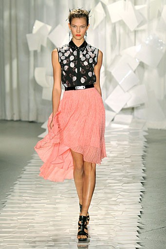 Jason Wu, Spring/Summer 2012. New York Fashion Week Spring/Summer 2012. [Photo by Mike Coppola/Getty Images]