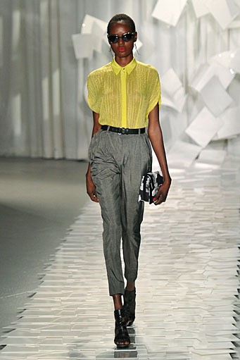 Jason Wu, Spring/Summer 2012. New York Fashion Week Spring/Summer 2012. [Photo by Mike Coppola/Getty Images]
