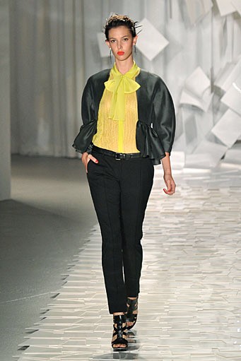 Jason Wu, Spring/Summer 2012. New York Fashion Week Spring/Summer 2012. [Photo by Mike Coppola/Getty Images]